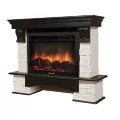 Портал Firelight Pietra 30S сланец белый, шпон темный дуб 2
