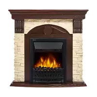 Портал Firelight Torre Classic U камень слоновая кость, темный дуб