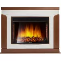 Портал Firelight Prestigio 30 кирпич белый, шпон дуб 1