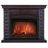 Портал Firelight Porto 30 сланец чёрный, шпон венге