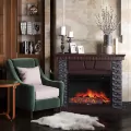 Портал Firelight Porto 30 сланец чёрный, шпон венге 7