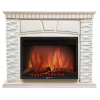Портал Firelight Porto 30 сланец белый / белёный дуб