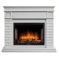 Портал Firelight Bricks 30 U кирпич белый / белая эмаль