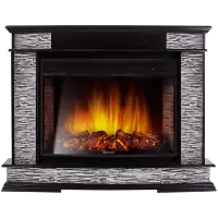 Портал Firelight Scala 30 сланец скалистый серый, шпон венге
