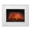 Портал Firelight Loft 30 камень белый / белая эмаль 1
