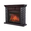 Портал Firelight Loft 30 камень черный, черная эмаль 6