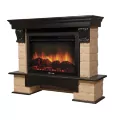 Портал Firelight Forte 30S камень бежевый, венге 2