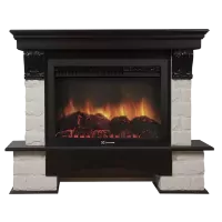 Портал Firelight Forte 30S камень белый, венге