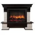 Портал Firelight Forte 30S камень белый, темный дуб 1