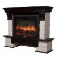 Портал Firelight Forte 30S камень белый, темный дуб 2