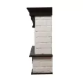 Портал Firelight Forte 30S камень белый, темный дуб 3
