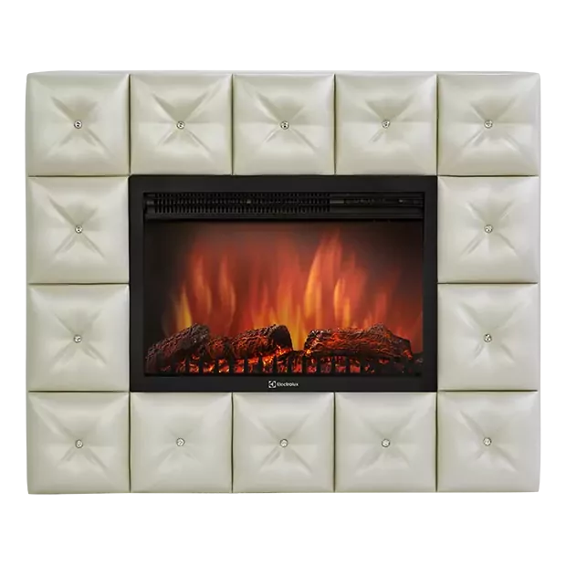 Портал Firelight Crystal 30 светлая экокожа + очаг 3020LS