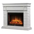 Портал Firelight Bricks 25 камень белый, белая эмаль 2