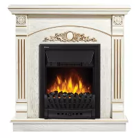 Портал Firelight Barocco Classic белый дуб с золотой патиной