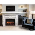 Портал Firelight Vittoriano 30 белёный дуб с золотой патиной 6