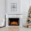 Портал Firelight Vittoriano 30 белёный дуб с золотой патиной 7