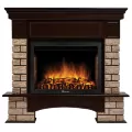 Портал Firelight Forte Wood 25 камень коричневый, шпон темный дуб 1