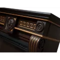 Портал Firelight Vittoriano 30 тёмный дуб с золотой патиной 4
