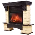 Портал Firelight Forte 25S камень бежевый, венге 2