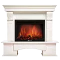 Портал Firelight Forte 25S камень белый, беленый дуб 1