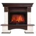 Портал Firelight Forte 25S камень белый, темный дуб 1