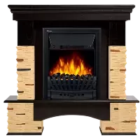 Портал Firelight Pietra Nuovo Classic сланец натуральный, шпон темный дуб