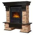 Портал Firelight Pietra Classic сланец натуральный, шпон темный дуб 1