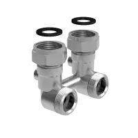 Узел нижнего подключения угловой для двухтрубных систем Royal Thermo 3/4" НГ - 3/4" НР