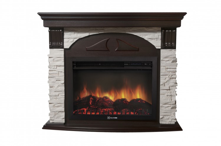 Портал Electrolux Torre 25S камень белый, шпон темный дуб