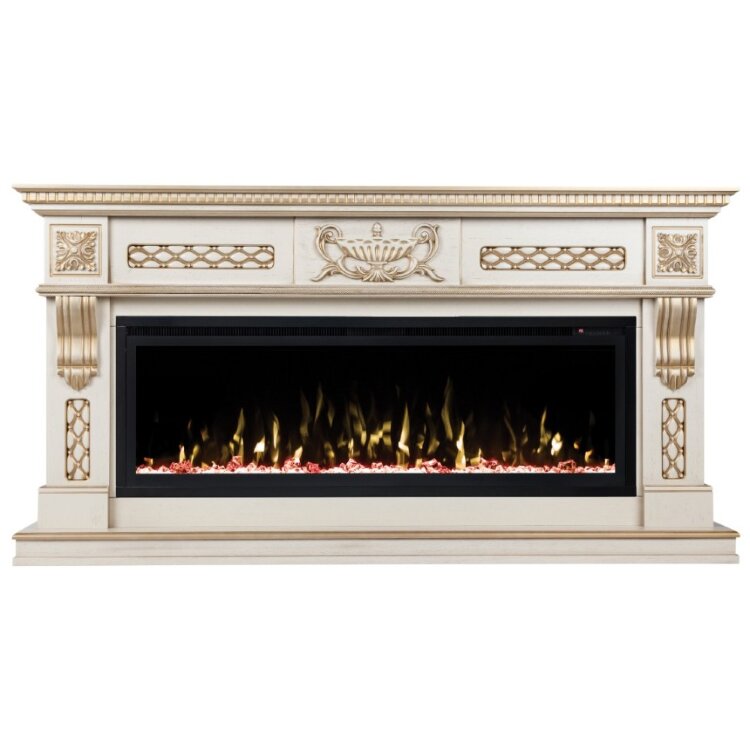 Камин электрический RealFlame Corsica 50 WT с очагом Saphir 50