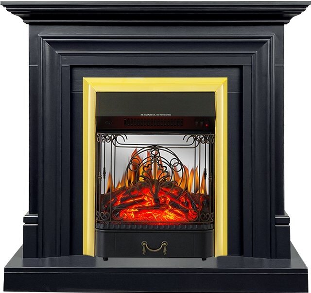 Электрокамин Royal Flame Bradford - Серый графит с очагом Majestic FX M Brass