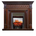Электрокамин Royal Flame Alexandria - махагон коричневый антик с очагом Fobos FX M Black 1