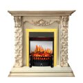 Электрокамин Royal Flame Adriana - Cлоновая кость с очагом Fobos FX M Brass 1
