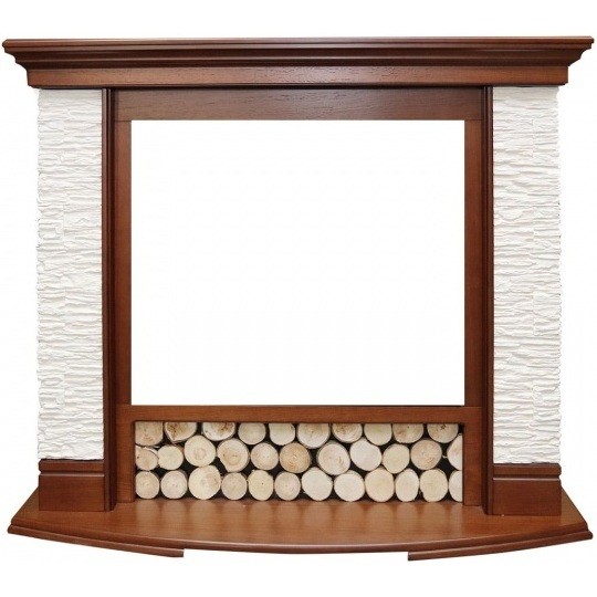 Royal Flame Country - Орех/Сланец белый