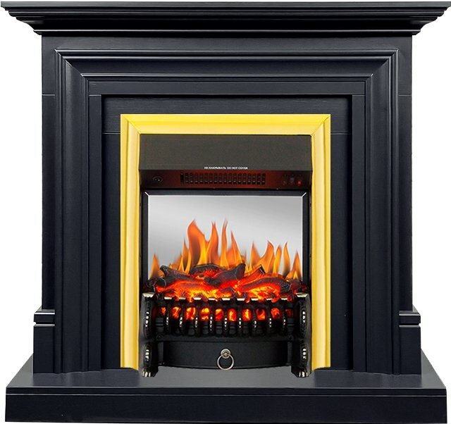 Электрокамин Royal Flame Bradford - Серый графит с очагом Fobos FX M Brass