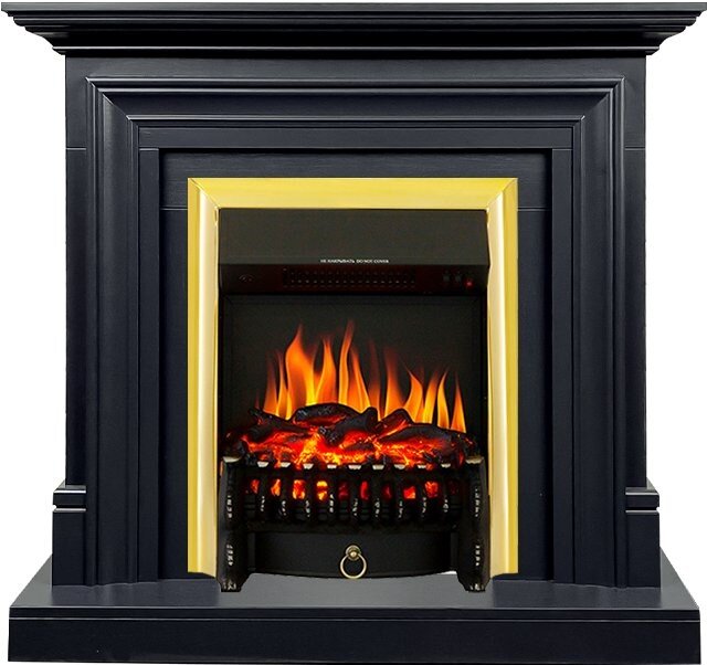 Электрокамин Royal Flame Bradford - Серый графит с очагом Fobos FX Brass