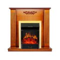 Электрокамин Royal Flame Lumsden - Дуб антик с очагом Majestic FX Brass 1