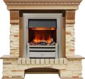 Электрокамин Dimplex Pierre Luxe - Дуб / Сланец с очагом Chesford 1