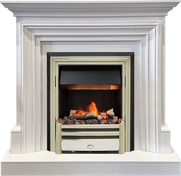 Электрокамин Dimplex Bradford - Белый с очагом Cavendish