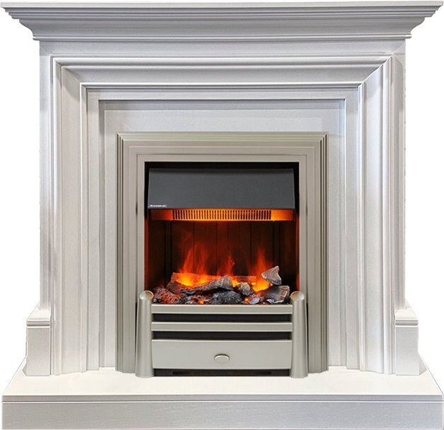 Электрокамин Dimplex Bradford - Белый с очагом Chesford