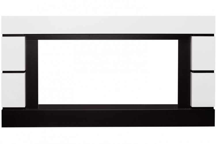Royal Flame Modern - Белый с черным (Глубина 300 мм)