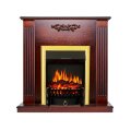 Электрокамин Royal Flame Lumsden - Махагон коричневый антик с очагом Fobos FX Brass 1