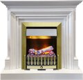 Электрокамин Dimplex Bradford - Белый с очагом Danville Antique Brass FB2 1