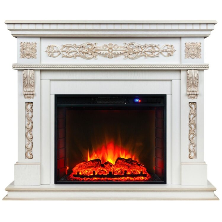 Камин электрический RealFlame Estella 25.5 WT с Sparta 25,5