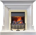 Электрокамин Dimplex Bradford - Белый с очагом Danville Brass FB2 1
