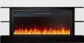 Электрокамин Royal Flame Modern - Белый с черным (Глубина 300 мм) с очагом Vision 42 LED 1