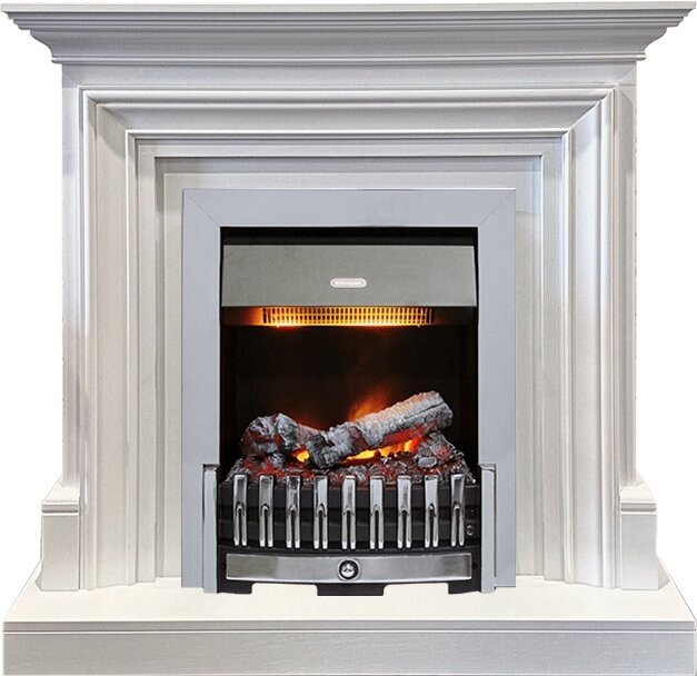 Электрокамин Dimplex Bradford - Белый с очагом Danville Chrome FB2