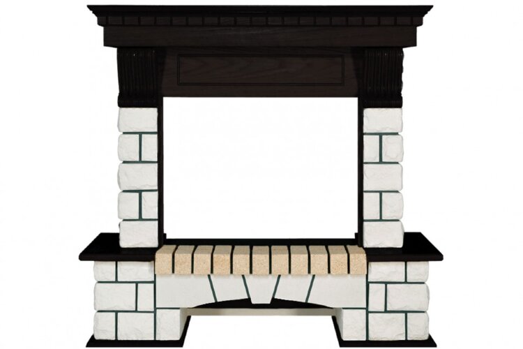 Royal Flame Pierre Luxe - Белый / Венге