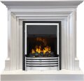 Электрокамин Dimplex Bradford - Белый с очагом Flagstaff 1