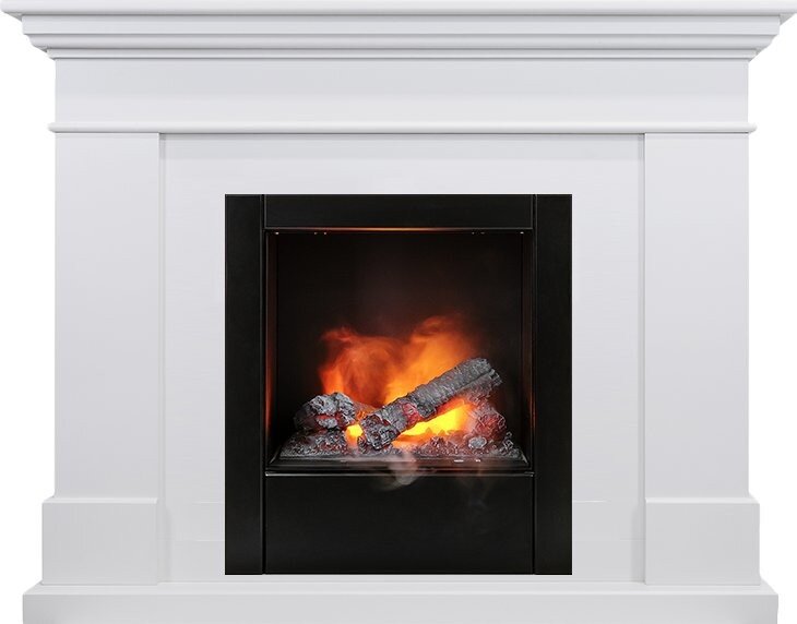 Электрокамин Dimplex California - Белый с очагом Engine 56-400